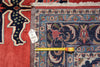 Load image into Gallery viewer, 7 x 10.5 Coral Red Fine Wool Persian Sarouk Rug - view 14