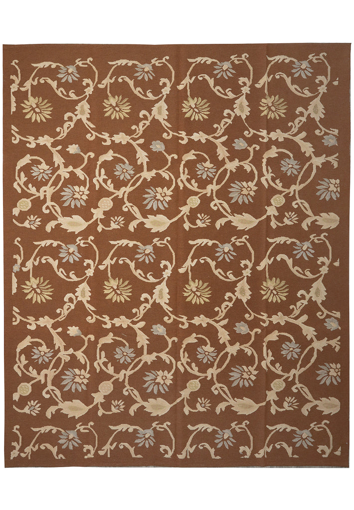 10 x 11.9 Handmade Flat Weave Lauren Rug French #PIX-14081
