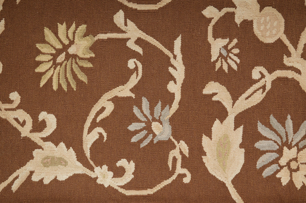 10 x 11.9 Handmade Flat Weave Lauren Rug French #PIX-14081