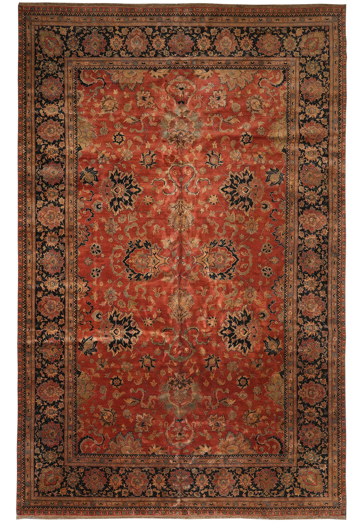 12 x 18 Great Hand-Knotted Jaipur Rug Lustrous Wool