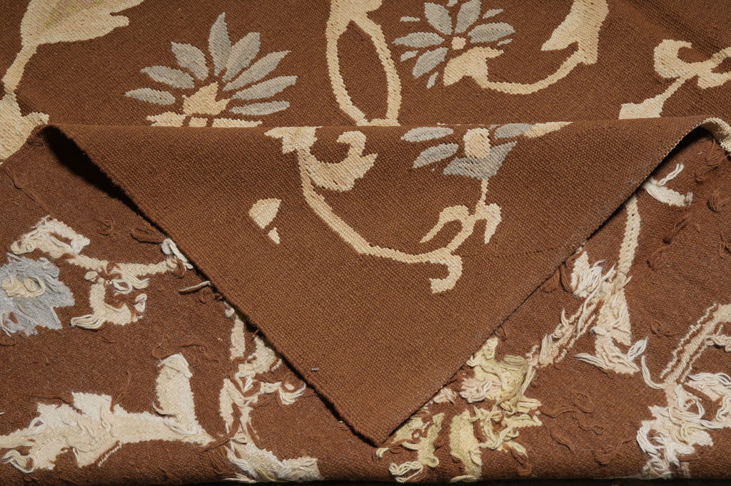 10 x 11.9 Handmade Flat Weave Lauren Rug French #PIX-14081