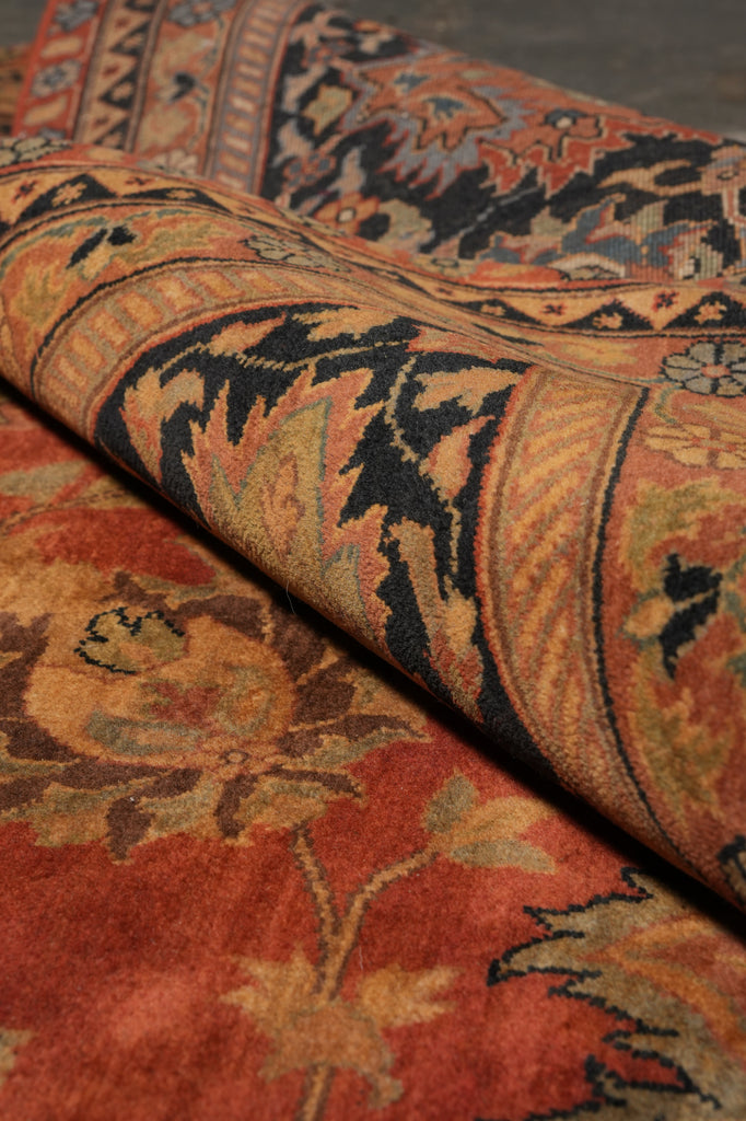 12 x 18 Great Hand-Knotted Jaipur Rug Lustrous Wool #PIX-3804