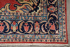 Load image into Gallery viewer, 7 x 10.5 Coral Red Fine Wool Persian Sarouk Rug - view 13