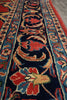 Load image into Gallery viewer, 7 x 10.5 Coral Red Fine Wool Persian Sarouk Rug - view 10