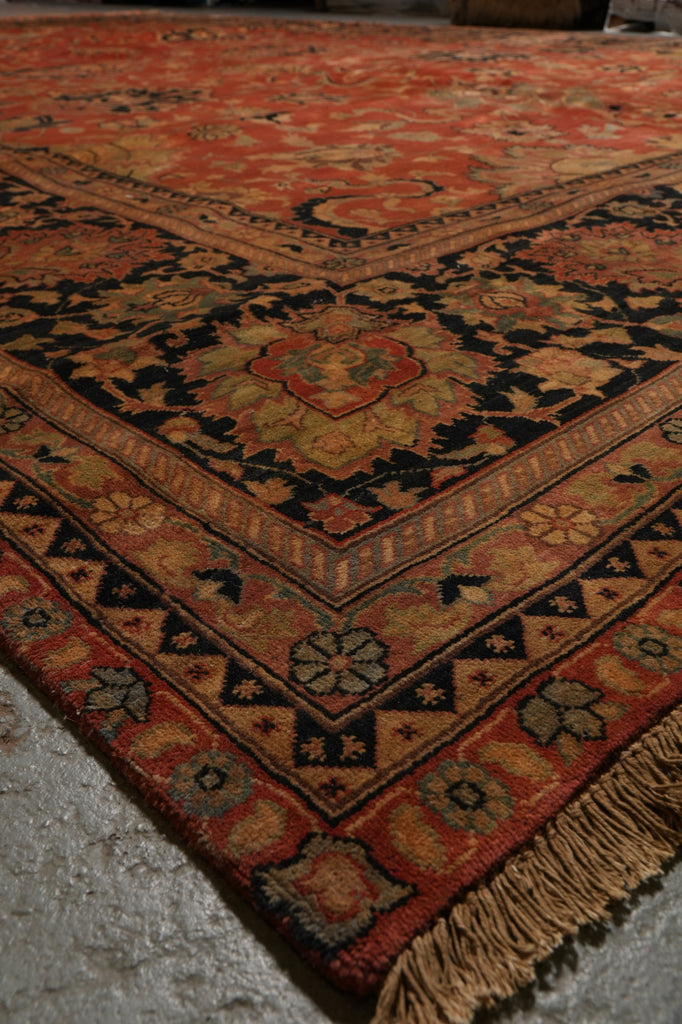 12 x 18 Great Hand-Knotted Jaipur Rug Lustrous Wool #PIX-3804