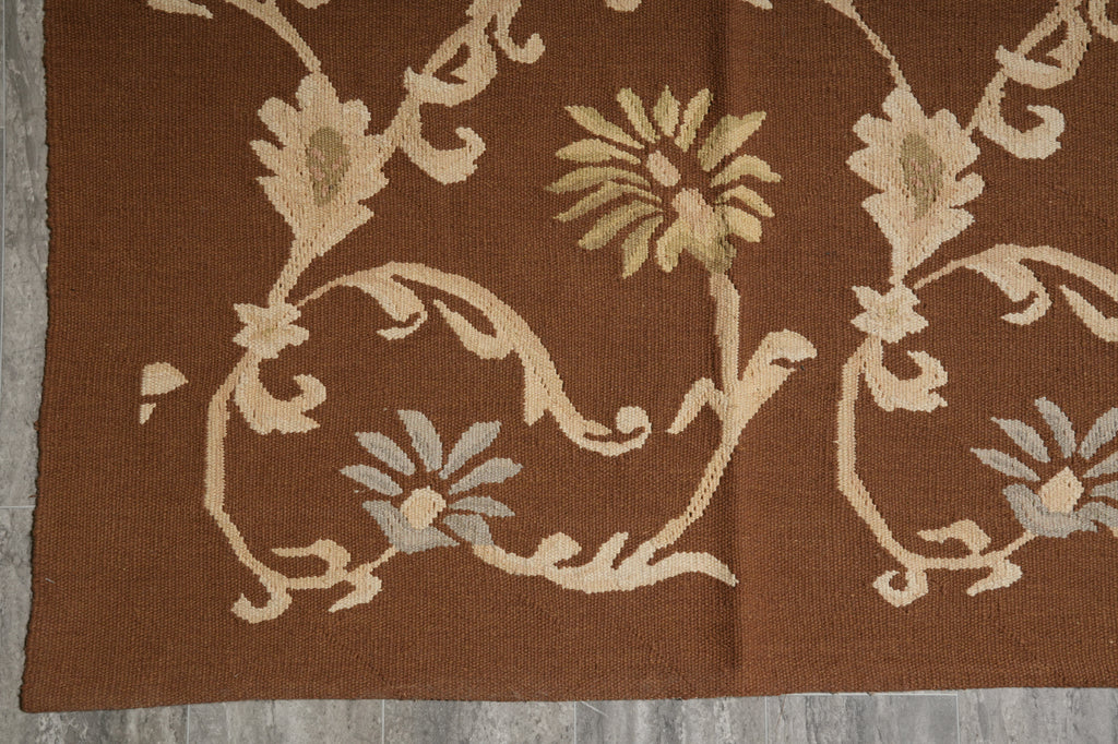 10 x 11.9 Handmade Flat Weave Lauren Rug French #PIX-14081