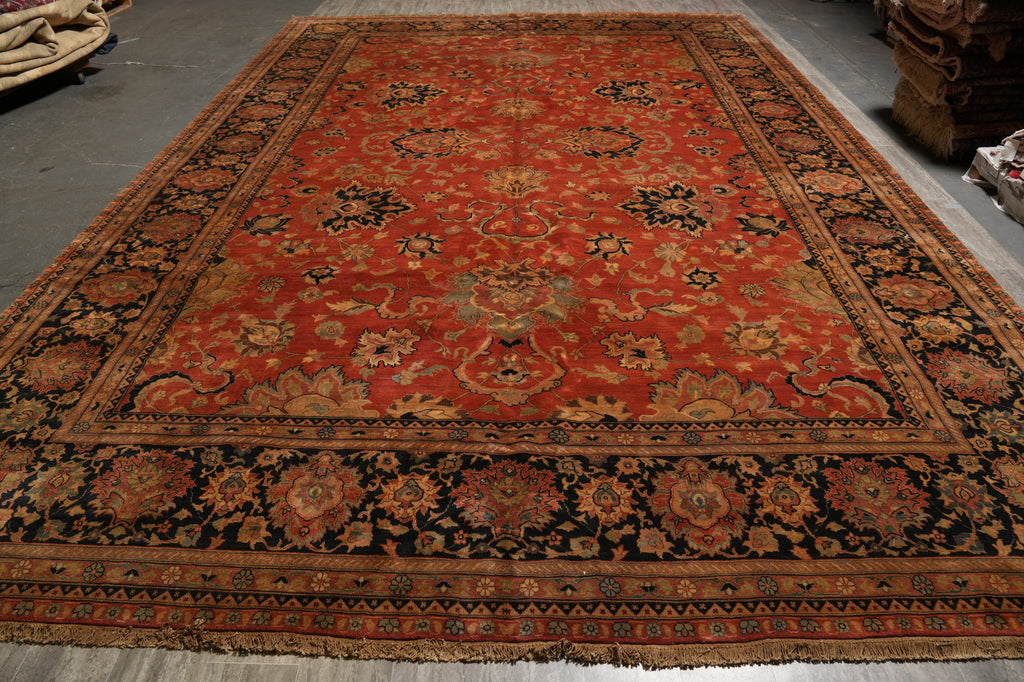 12 x 18 Great Hand-Knotted Jaipur Rug Lustrous Wool #PIX-3804