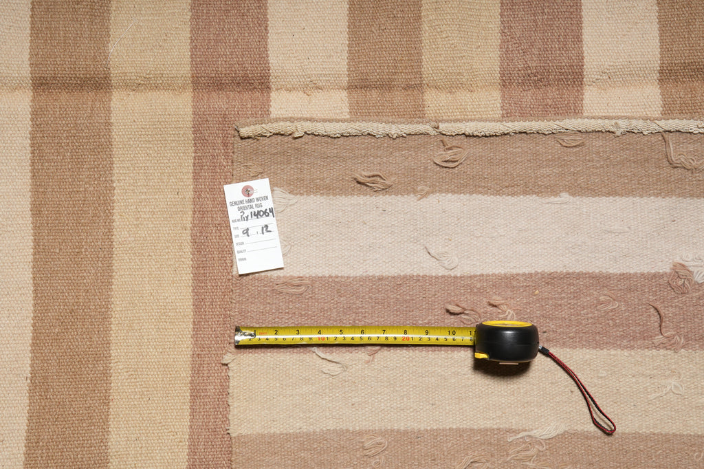 9 x 12 Modern Flat Weave Kilim Rug Lauren #PIX-14064