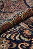 Load image into Gallery viewer, 6.9 x 10 Dark Blue Fine Wool Persian Sarouk Lilihan Rug - view 13