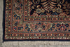 Load image into Gallery viewer, 6.9 x 10 Dark Blue Fine Wool Persian Sarouk Lilihan Rug - view 14
