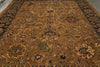 Load image into Gallery viewer, 11.8 x 14.7 Handmade Jaipur Rug Olive Brown #PIX-2342
