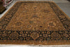 Load image into Gallery viewer, 11.8 x 14.7 Handmade Jaipur Rug Olive Brown #PIX-2342