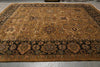 Load image into Gallery viewer, 11.8 x 14.7 Handmade Jaipur Rug Olive Brown #PIX-2342