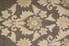 Load image into Gallery viewer, 9 x 12.9 Flat Weave Khaki BRrown Handmade Kilim Rug French Contemporary Transitional #PIX-14611