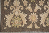Load image into Gallery viewer, 9 x 12.9 Flat Weave Khaki BRrown Handmade Kilim Rug French Contemporary Transitional #PIX-14611