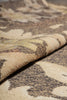 Load image into Gallery viewer, 9 x 12.9 Flat Weave Khaki BRrown Handmade Kilim Rug French Contemporary Transitional #PIX-14611