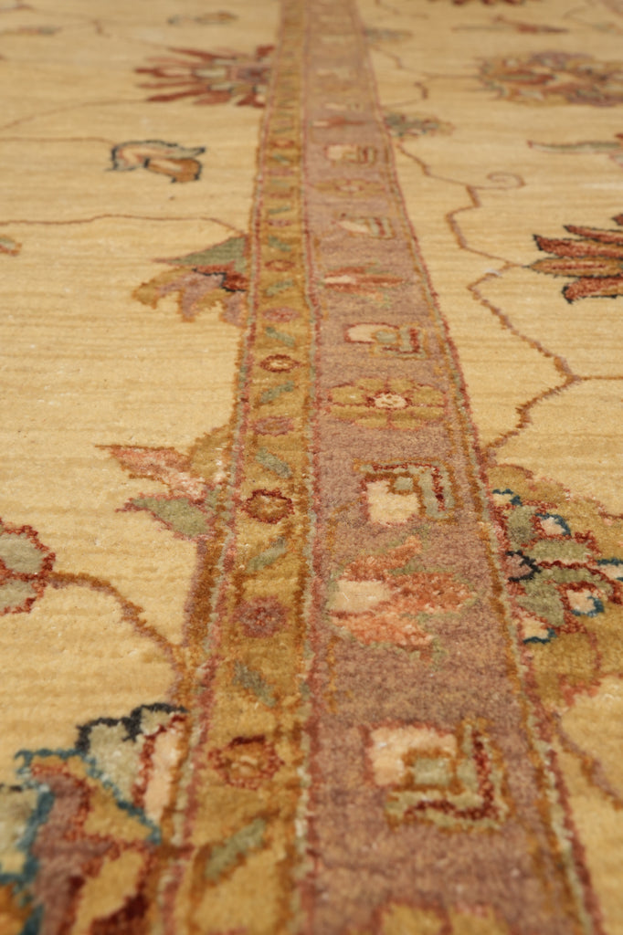 12 x 15.2 Handmade Natural Organic Wool Chobi Peshawar Rug #PIX-797-06