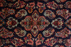 Load image into Gallery viewer, 6.8 x 10.6 Navy Blue Fine Persian Sarouk Rug - view 8