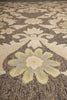 Load image into Gallery viewer, 9 x 12.9 Flat Weave Khaki BRrown Handmade Kilim Rug French Contemporary Transitional #PIX-14611