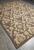 Load image into Gallery viewer, 9 x 12.9 Flat Weave Khaki BRrown Handmade Kilim Rug French Contemporary Transitional #PIX-14611