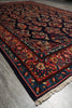 Load image into Gallery viewer, 6.8 x 10.6 Navy Blue Fine Persian Sarouk Rug - view 6