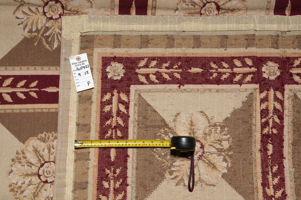 9 x 12 Needle Point Rug Roman Mosaic #PIX-11421