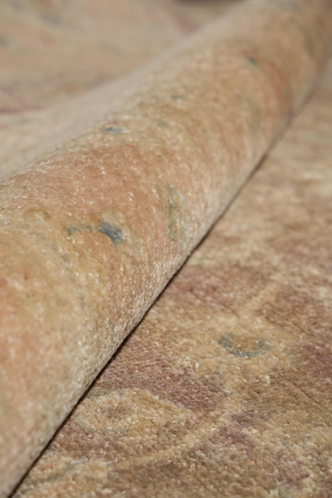 8.9 x 11.8 Rustic Brown Chobi Peshawar rug Antique Look #F-4171