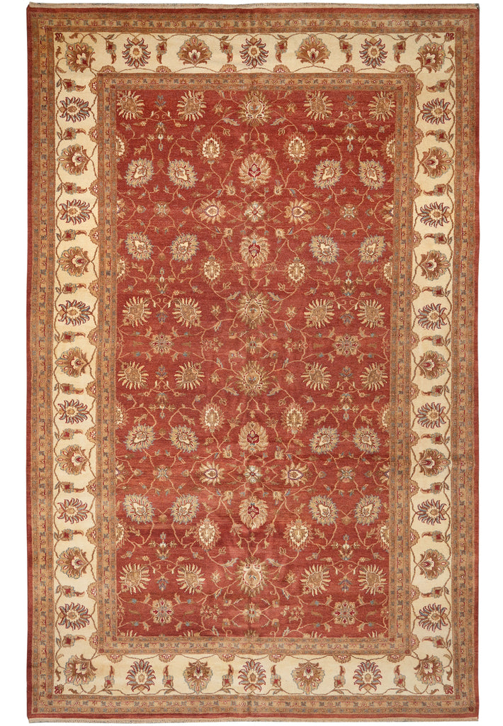 11.10 x 18.3 New Handmade Agra Rug #PIX-16177