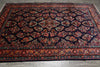Load image into Gallery viewer, 6.8 x 10.6 Navy Blue Fine Persian Sarouk Rug - view 4