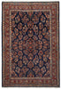 Load image into Gallery viewer, 7.4 x 10.3 Navy Blue Fine Persian Sarouk Rug