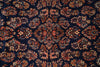 Load image into Gallery viewer, 7.4 x 10.3 Navy Blue Fine Persian Sarouk Rug - view 7