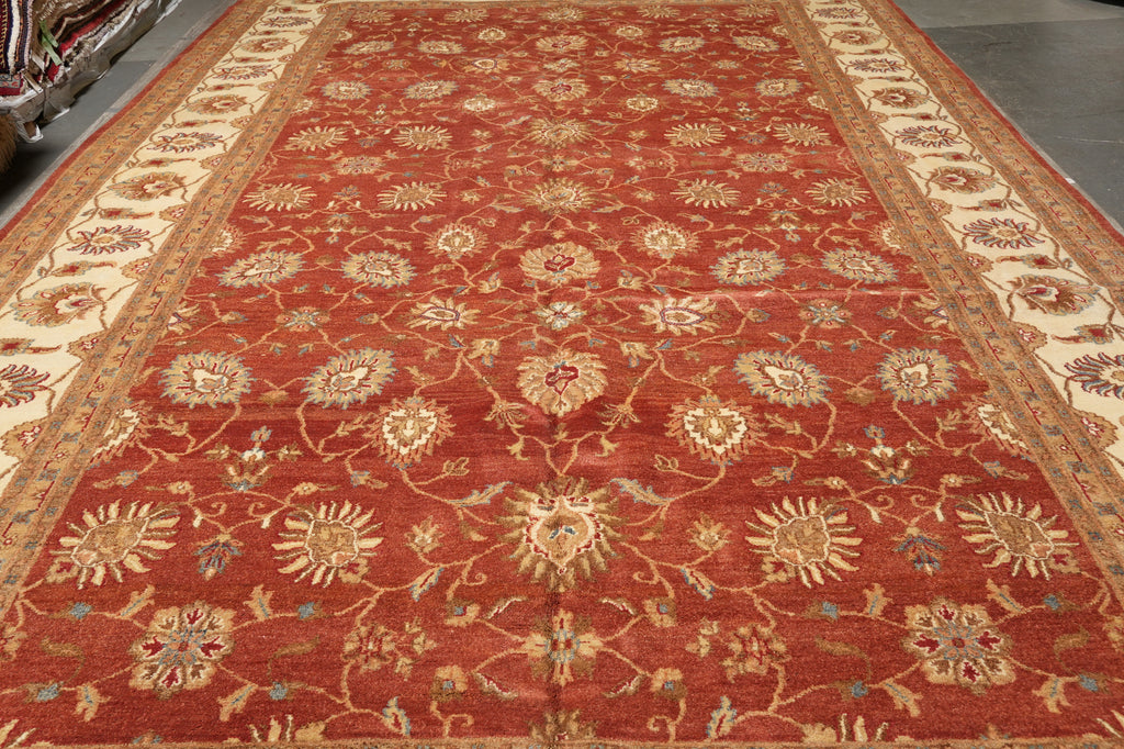 11.10 x 18.3 New Handmade Agra Rug #PIX-16177