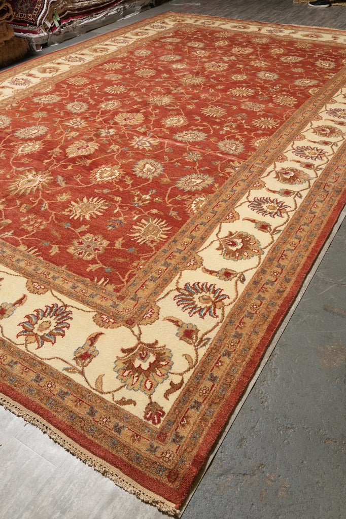 11.10 x 18.3 New Handmade Agra Rug #PIX-16177