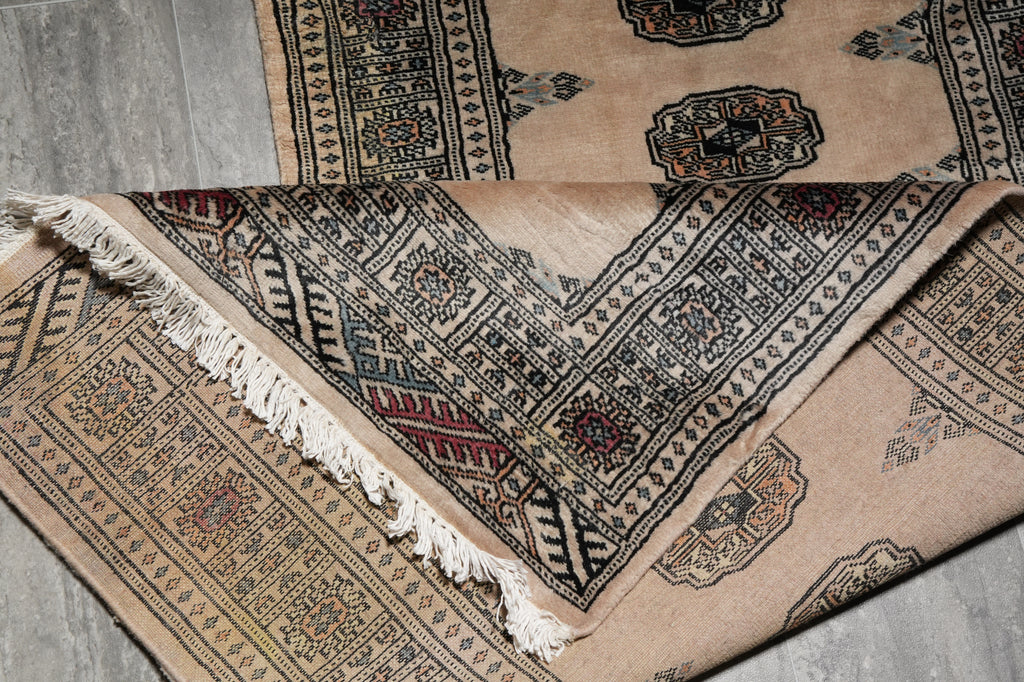 2.6 x 19.7 Feet Long Runner Bokhara Rug Handmade Pakistan #F-3132