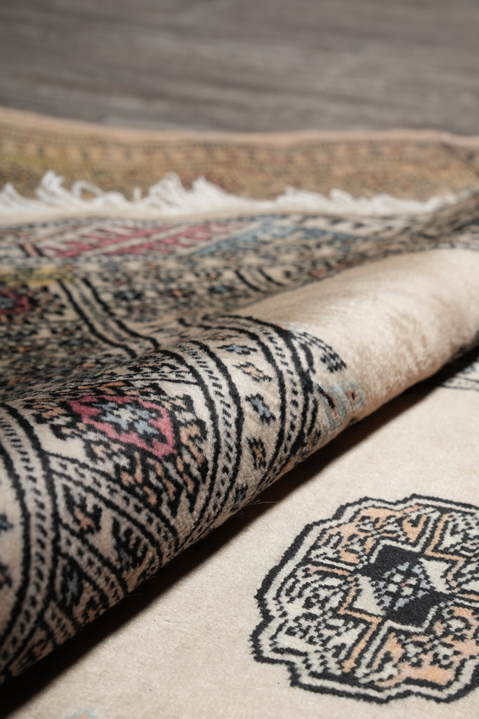 2.6 x 19.7 Feet Long Runner Bokhara Rug Handmade Pakistan #F-3132