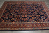 Load image into Gallery viewer, 7.4 x 10.3 Navy Blue Fine Persian Sarouk Rug - view 4