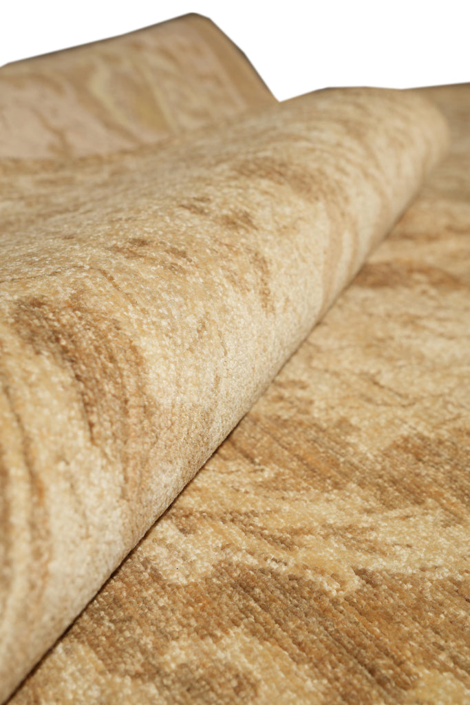 9 x 12  Neutral Brown Handmade Quality Chobi Peshawar Zigler Rug #F-4172