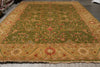 Load image into Gallery viewer, 12 x 15 Green Quality Handmade Wool Rug #PIX-2343