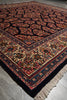 Load image into Gallery viewer, 8 x 8 Square Quality Persian Sarouk Rug Royal Blue - view 6