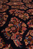 Load image into Gallery viewer, 8 x 8 Square Quality Persian Sarouk Rug Royal Blue - view 10