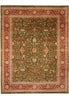 Load image into Gallery viewer, 12 x 15.4 New Handmade Agra Rug Dense Weave Green #PIX-115