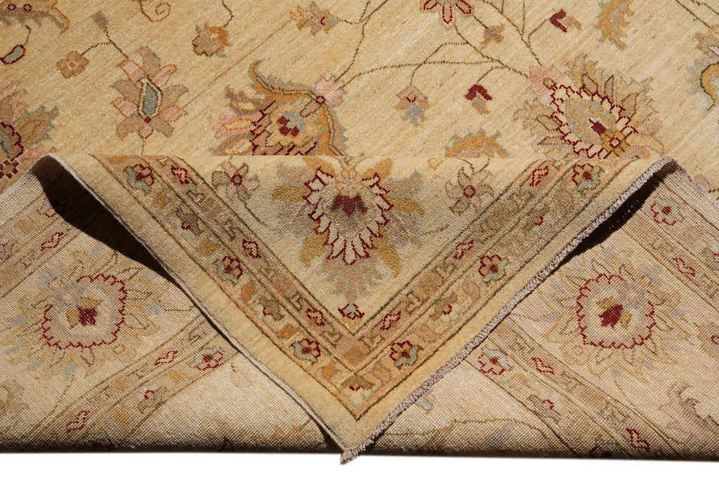 9 x 12 Natural Handmade Chobi Ziglar Rug #F-4173