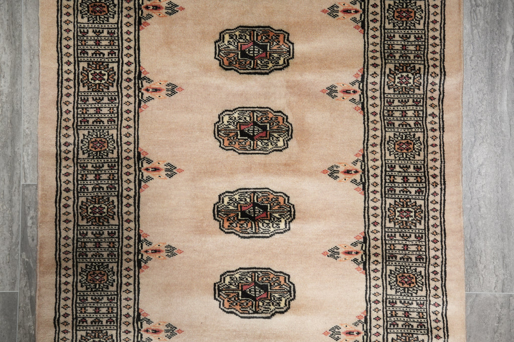 19.6 Feet Long Bokhara Runner Beige #F-3133