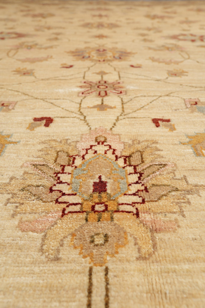 9 x 12 Natural Handmade Chobi Ziglar Rug #F-4173