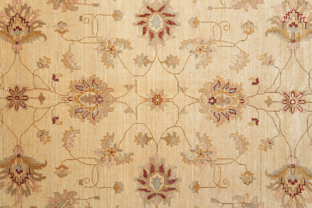 9 x 12 Natural Handmade Chobi Ziglar Rug #F-4173