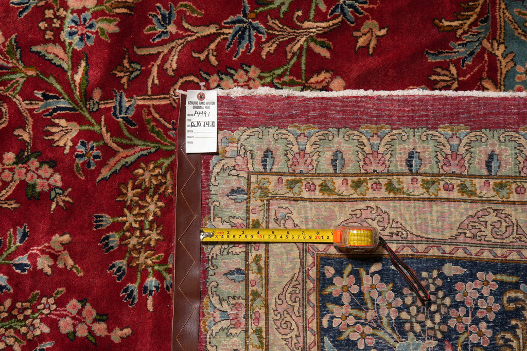 13 x 15 Authentic Persian Kerman Rug #F-4491