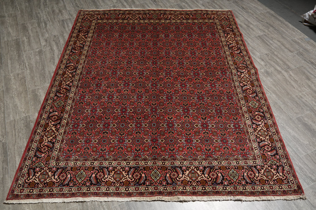 6.6 x 8 High End Persian Bijar Rug - view 3