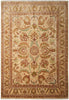 Load image into Gallery viewer, 8.11 x 11.7 New Zigler Chobi Rug Beige Gold #F-4174