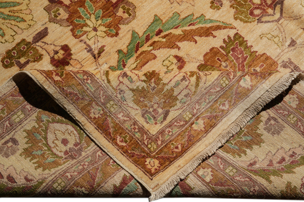 8.11 x 11.7 New Zigler Chobi Rug Beige Gold #F-4174