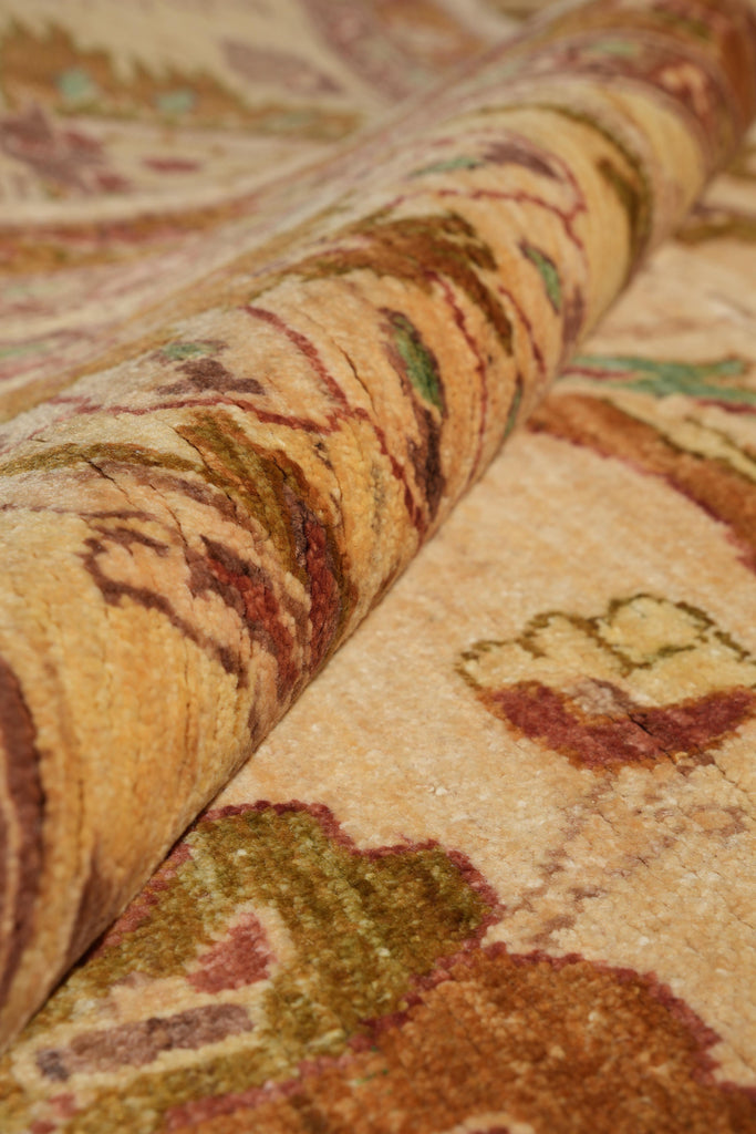 8.11 x 11.7 New Zigler Chobi Rug Beige Gold #F-4174